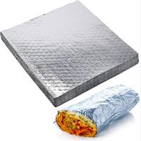 Papier d'aluminium isolant pour aliments, feuilles de papier d'aluminium alvéolé pour sandwichs, aliments préemballés, emballage de hamburgers, restaurant
