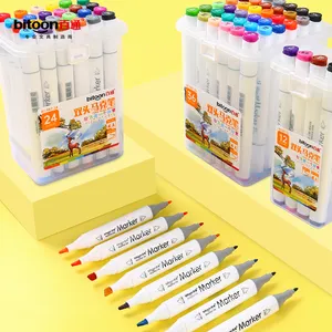 Маркеры 60 цветов с двойной головкой Маркер ручки с антискользящим покрытием для подарочной карты рок DIY Фотоальбом