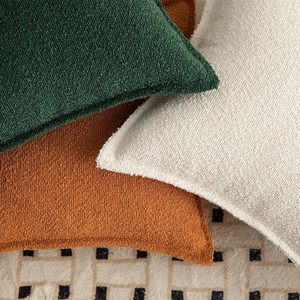 Funda De Almohada decorativa cuadrada moderna Bohemia, funda de cojín con <span class=keywords><strong>textura</strong></span> de Boucle, funda de almohada tejida con acento para sofá, uso doméstico, Navidad - Product Image 5