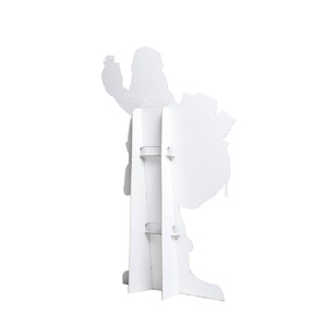 Expositor de pie de cartón personalizado de tamaño real para Navidad, con recorte de material de papel, para exhibición de películas - Product Image 4