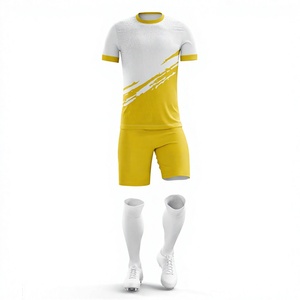 Uniformes de Fútbol de Alta Calidad para Clubes y Equipos, Conjunto de Camiseta y Pantalones Cortos para Hombre, Sublimación Personalizada, Conjunto de Camiseta de Fútbol para Niños - Product Image 3