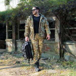 Gorka 3 Inverno Vento Impermeável Ski Rip Stop Uniformes Táticos <span class=keywords><strong>ATACS</strong></span> <span class=keywords><strong>FG</strong></span> Trabalho Caça Treinamento Roupas Outdoor Fleece OEM - Product Image 1