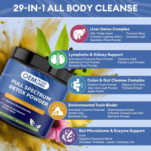 Bedak detoks spektrum penuh 29-in-1 untuk hati, limfatik, usus besar & Gut mendukung manajemen berat - Product Image 5