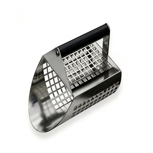 Cucchiaio per Sabbia in Acciaio Inossidabile Resistente, Tagliato e Saldato con Precisione CNC per Caccia a Conchiglie e Fossili - Product Image 5