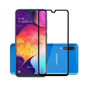 Protector de pantalla de vidrio templado a prueba de golpes para Samsung A50, última definición elegante, 0,33mm de grosor