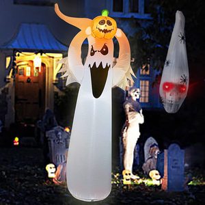 Fantôme Gonflable avec Citrouille Effrayante pour Fête d'Halloween Intérieur, Extérieur, Cour, Jardin, Décorations de Pelouse - Product Image 5