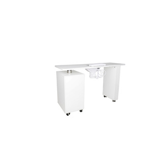 Mesa de manicura Dongpin 3418 con cajones de almacenamiento y ruedas para uso en salón u oficina - Product Image 2