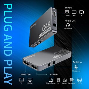 Carte de capture vidéo Feelworld C4K 4K H-D-M-I 60Hz USB-C pour <span class=keywords><strong>le</strong></span> <span class=keywords><strong>streaming</strong></span> de jeux vidéo - Product Image 2