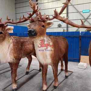 Modelo Animatrónico de Reno de Tamaño <span class=keywords><strong>Real</strong></span> para Parque Zoológico - Product Image 5