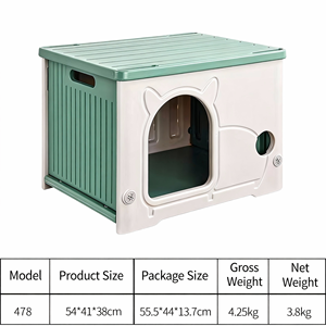 Mobile per Gatti da Esterno, Arredamento per Animali Domestici, Casa per Gatti di Lusso Moderna Resistente alle Intemperie, Rifugio per Gatti Randagi in Plastica per Esterni - Product Image 6