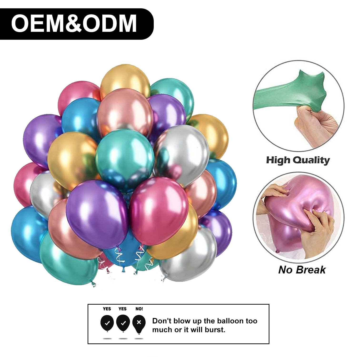 Custom Party Balloons Decorations Latex Balloon Printing Wedding Decorations Party Supplies Wholesale Balloon Set