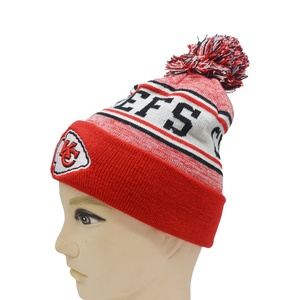 Wholesale High Quality Promotional Knitted Fashion Designer <strong>Beanie</strong> <strong>Pom</strong> <strong>Pom</strong> Hats Embroidered Custom <strong>Pom</strong> <strong>Beanie</strong> Hat - Product Image 6