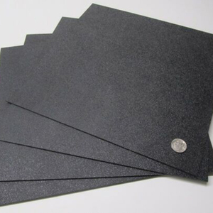 Feuille d'ABS texturée noire brillante de 1/4 pouces ignifuge et écologique pour le service de coupe de meubles inclus - Product Image 5