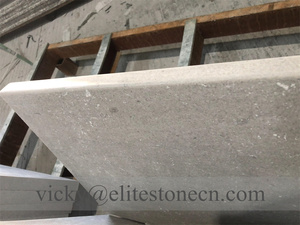 Dalles de pavage extérieur en marbre <span class=keywords><strong>gris</strong></span> lune de Chine, pierre calcaire, finition naturelle, pour sols et rebords de <span class=keywords><strong>piscine</strong></span> - Product Image 3