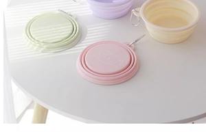 Ciotola Pieghevole per Cani in TPE - Portatile, Ecologica, Impermeabile, per Campeggio e Viaggi, Alta Qualità, Design Moderno e Resistente - Product Image 5