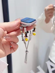Convient aux bracelets de montre de la série 10 9 8 <span class=keywords><strong>7</strong></span> 6 5 4 3 2, bracelet de perles de teckel mignon et amusant, <span class=keywords><strong>cadran</strong></span> Ultra 2/1mm - Product Image 3