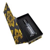 Boîte d'emballage en papier pour flacon d'huile essentielle, boîte cadeau rigide magnétique pour parfum avec insert en mousse