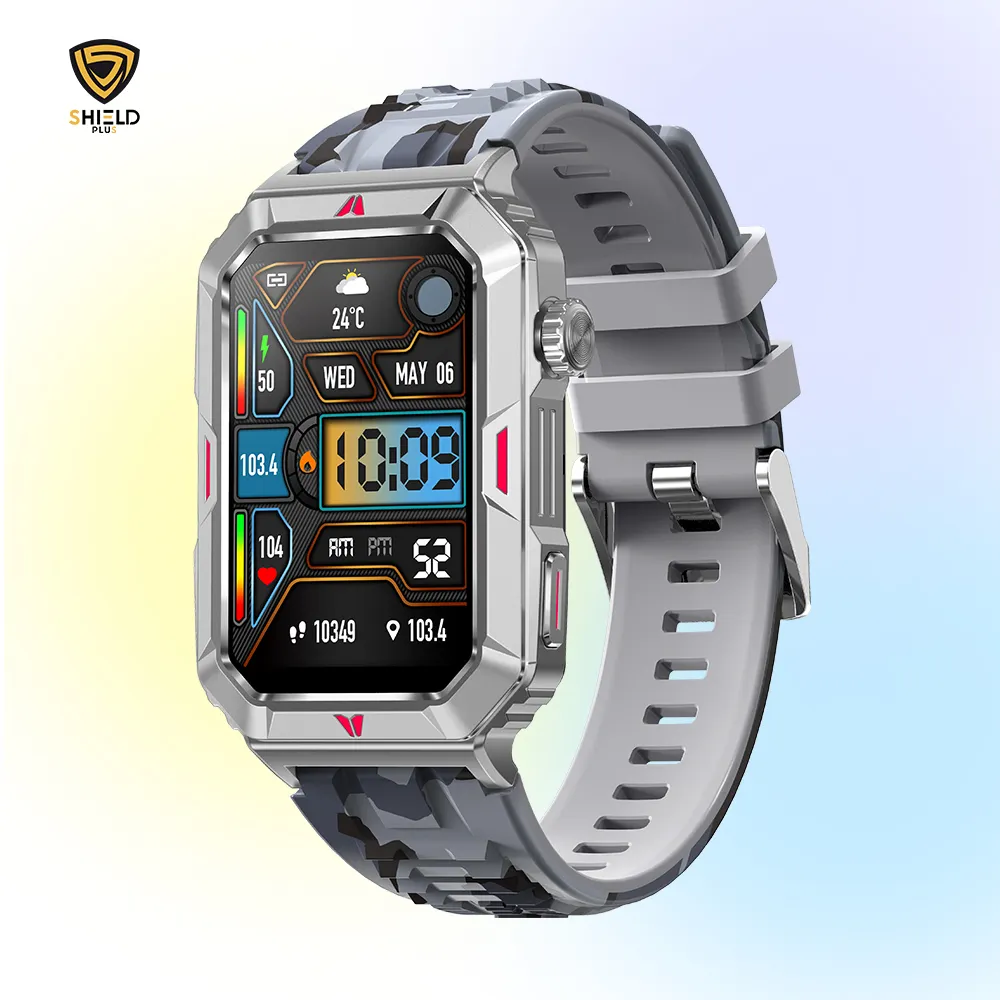 2024 Mode Full Touch Outdoor-Stil Smart Watch Fitness Schritte Armband BT Anruffunktion Sport intelligente Uhr t800 ultra