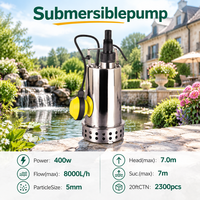 Pompa Celup Baja Anti Karat Dual Float 400W untuk Pekerjaan Pembersihan Air di Lokasi Komersial