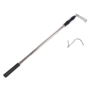 Perche télescopique de 1,9 mètre en acier inoxydable 304 pour le récupération de marchandises de camion et l'installation d'auvents - Product Image 1