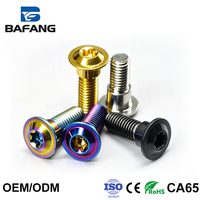 Kit de boulons Torx à tête hexagonale en titane TC4 multicolore pour moto, fixation complète en titane pour Surron Light Bee Ultra