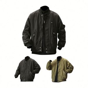 Vestes d'hiver pour hommes en polyester noir de haute qualité, design tendance, vente en gros, personnalisables - Product Image 5