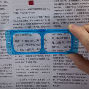 بيجيا عالية الوضوح عقال المكبر مع <span class=keywords><strong>4</strong></span> عدسات زجاجية لكبار السن صيانة القراءة استبدال نظارات القراءة التقليدية - Product Image 3