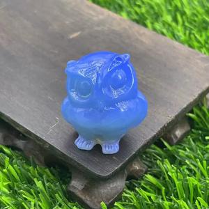 סיטונית אבן טבעית חיה לערבב חיות אבן חן בעבודת יד גילוף קריסטל ינשופים - Product Image 5