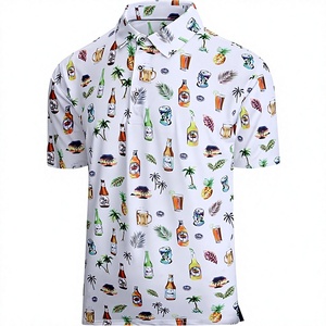 เสื้อโปโลพิมพ์ลายผู้ชาย แขนสั้น ระบายอากาศได้ดี รับทำโลโก้ตามสั่ง ขายส่งแบบ OEM ODM - Product Image 1