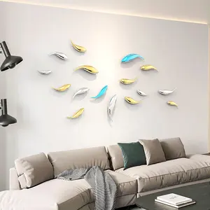 Modern Abstract 3d Art Wall Decor Interior For Living Room Art Coastal Decor