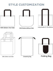 Factory <b>Tyvek</b> <b>Paper</b> Composite Non-woven Shopping Tote Eco Bag Customize Logo - Product Image 6