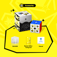 GAN Square-1 Minions Edition Magnétique SQ1 Maglev Speed Cube Professional Square 1 Learning Educational Kids Puzzle Toys Game