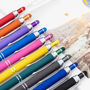 Ucuz yumuşak dokunmatik kopya kalemleri ofis kullanımı basit ucuz kap tarzı düşük maliyetli tükenmez kalem