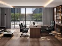 Chaise de bureau ergonomique moderne à dossier haut avec structure métallique, hauteur réglable, siège inclinable, design pliable, offrant un excellent soutien