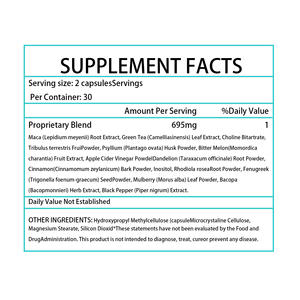 แคปซูลรูปร่างเพรียวบางพร้อมสารจีเอ็มโอช่วยในการจัดการน้ำหนักและแคปซูลพลังงานจากธรรมชาติ - Product Image 2