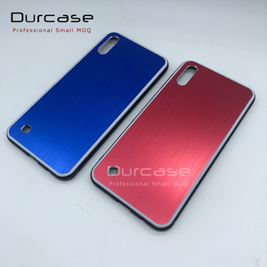 2024 sculpture aluminium métal brosse 2in1 armure dure housse de téléphone portable pour <span class=keywords><strong>Samsung</strong></span> A15 A25 A55 A05 A05S S24 Plus <span class=keywords><strong>coque</strong></span> brossée - Product Image 2