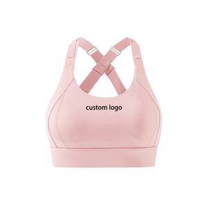 Sujetador deportivo con amortiguación, de secado rápido, con espalda hermosa, logotipo personalizado, tallas grandes, ropa interior femenina para correr, fitness y yoga - Product Image 6