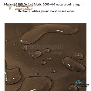 Outdoor Picnic Mat 90x210cm 145x210cm 210x210cm Brown Water Resistant Lightweight Rectangular Folding Mat - Product Image 2
