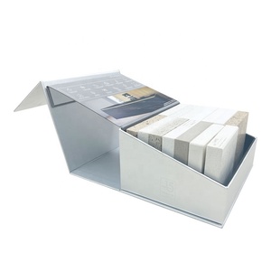 YIDU High Quality Packaging Factory Tile Display Case Granite Box Quartz Showcase Paper Suitcase For Stone Sample