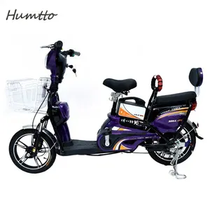 Tianjin Fabriek Ce Ebike 48V12AH Leadacid Batterij Dubbele Zitting Stad Bicicletas Ebike Scooter Elektrische Fiets