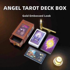 Cartes de tarot Angel, jeu de cartes en papier, boîte de 7 x 12 pouces, édition anglaise originale, cadeau de divination - Product Image 2