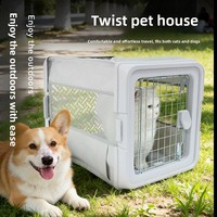 Cage de transport pliable et imperméable pour chien et chat, portable pour voiture, respirante, en tissu Oxford résistant à l'usure
