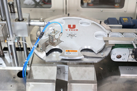 Machine d'assemblage de plaques rotatives pour l'insertion de joints d'étanchéité en PE, POAM, PVC pour bouchons de bouteilles, prix usine