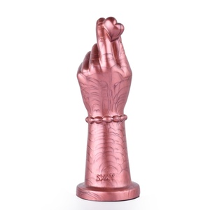 SXXY Huge Anal Plug Realistic Arm Sucker Big <b>Dildo</b> Artificial Hand Heart Shaped Women Men Gay SM Anal Toy - Product Image 4