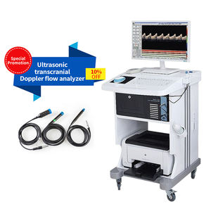 ट्रांसक्रानियल डॉपलर रक्त प्रवाह निगरानी एकल-चैनल टीसीडी प्रवाह विश्लेषक दोहरी-चैनल ट्रांसक्रानियल डॉपलर मशीन बहु-नालीदार - Product Image 4