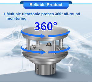 Firstrate FST200-207 siêu âm tốc độ gió và cảm biến hướng đầu ra siêu âm tốc độ gió máy đo gió RS485 - Product Image 4