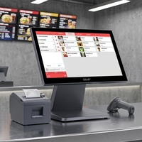 Système de caisse tactile tout-en-un pour restaurant, terminal de point de vente Windows, machine de caisse automatique