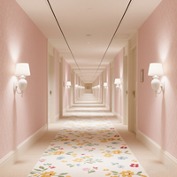 Tapis en laine d'usine, hall de luxe, hôtel haut de gamme 5 étoiles, tapis tissé Axminster
