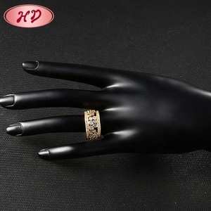 사우디아라비아 금 결혼 반지 가격 패션 2그램 금 반지 여성용 - Product Image 5