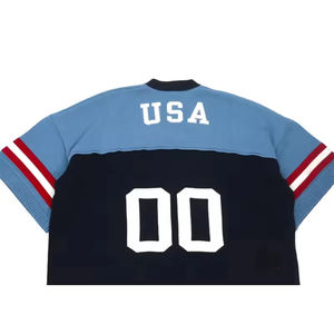 Suéter de punto personalizado con diseño de bandera, estilo americano, para fútbol americano, para mujer - Product Image 6